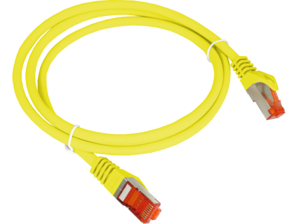 Patch-cord S/FTP kat.6A LSOH 3.0m żółty ALANTEC KKS6AZOL3.0