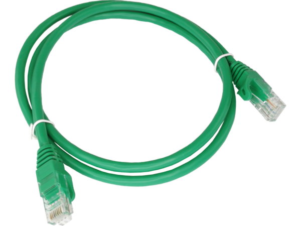 Patch-cord U/UTP kat.6A LSOH 1.0m zielony ALANTEC KKU6AZIE1.0